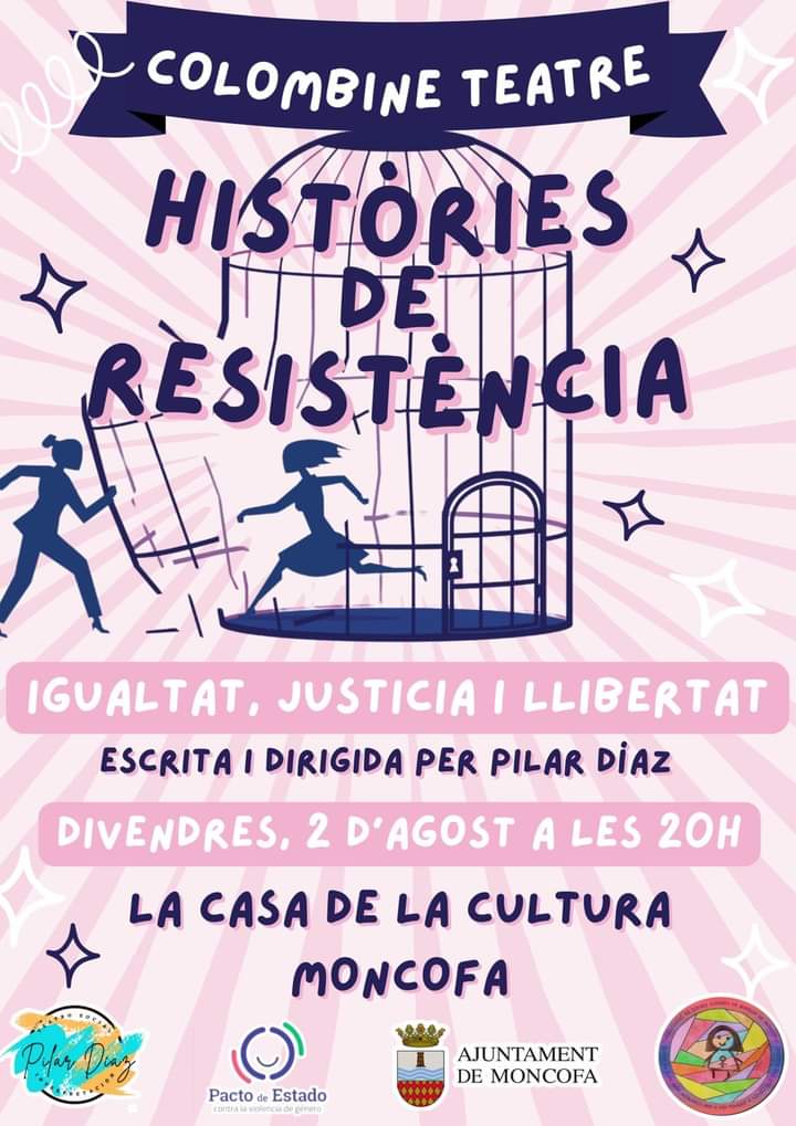 Imagen de dos actores en el teatro